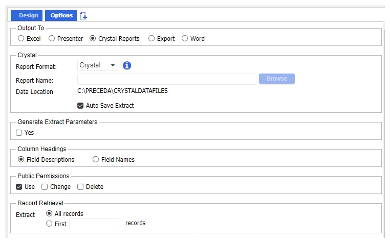 output-to-crystal-reports